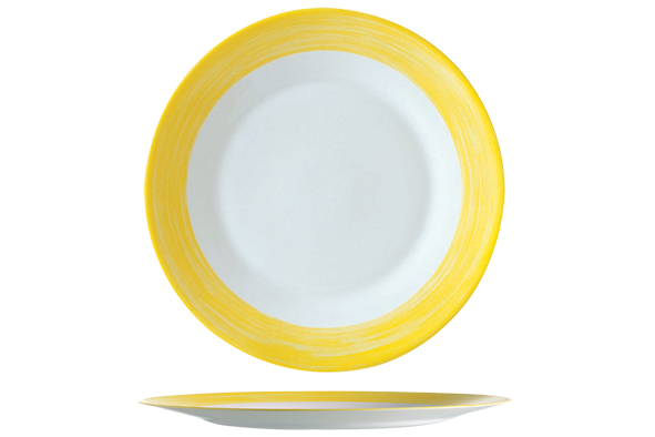 Arcoroc Brush gelb Essteller 25,5cm